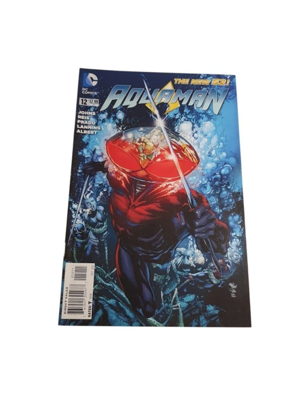 Aquaman 12 The New 52 DC Comics Comic Book Issue Rated T 299 Oct 2012